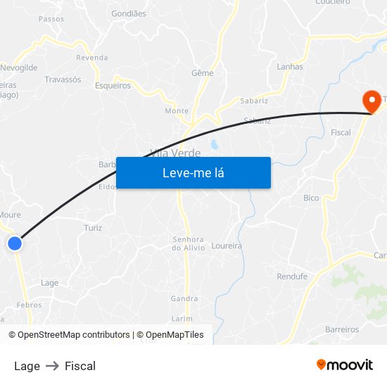 Lage to Fiscal map