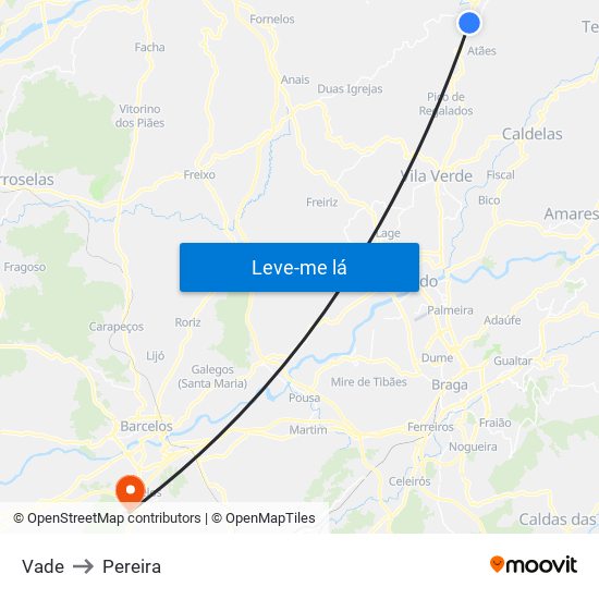 Vade to Pereira map