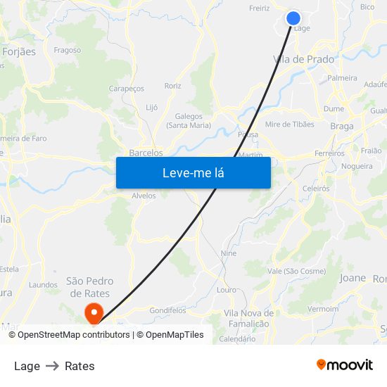 Lage to Rates map