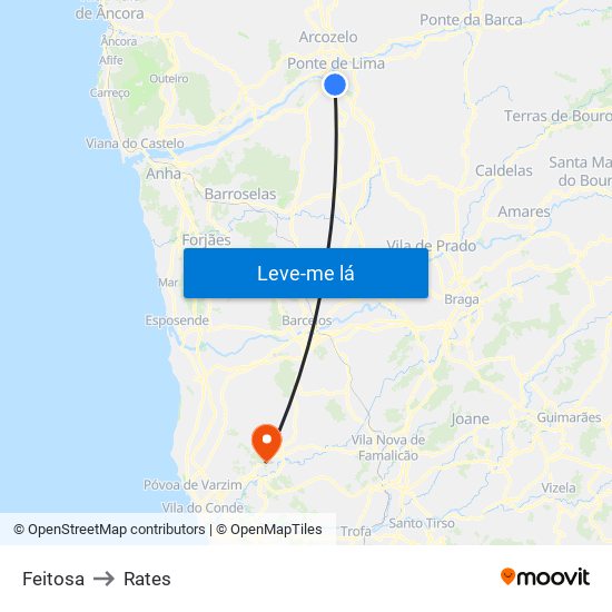 Feitosa to Rates map