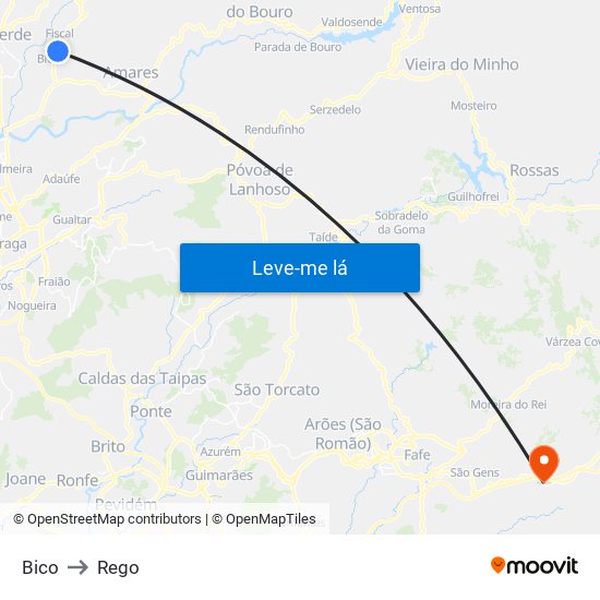 Bico to Rego map