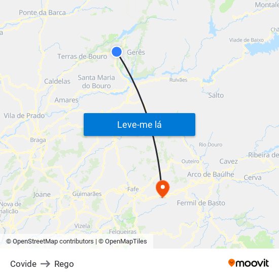 Covide to Rego map