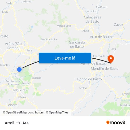 Armil to Atei map