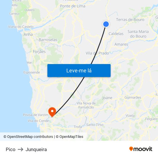 Pico to Junqueira map