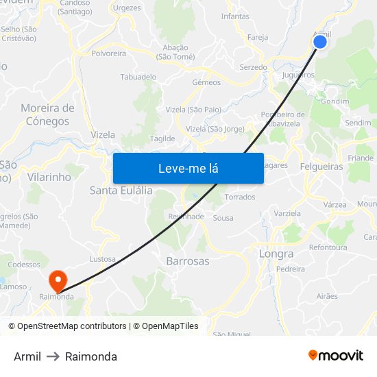 Armil to Raimonda map