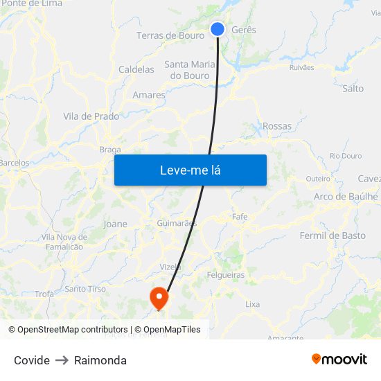 Covide to Raimonda map