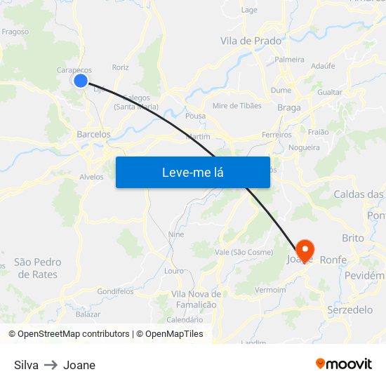 Silva to Joane map