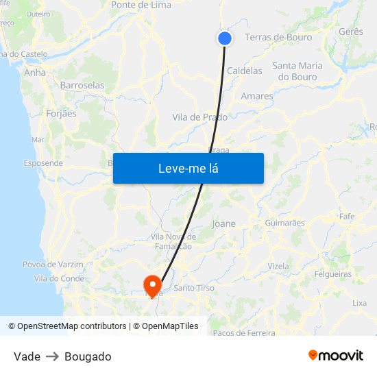 Vade to Bougado map