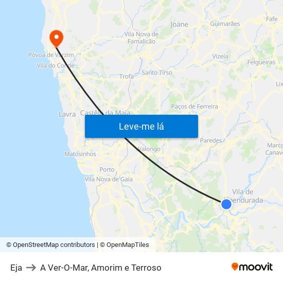 Eja to A Ver-O-Mar, Amorim e Terroso map