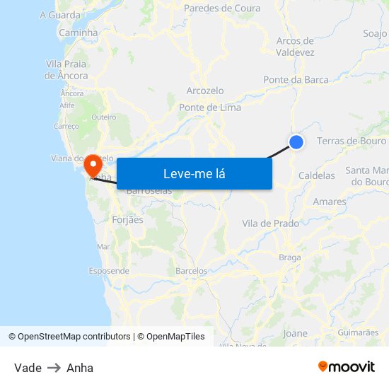 Vade to Anha map