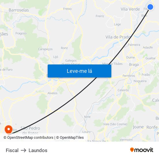 Fiscal to Laundos map