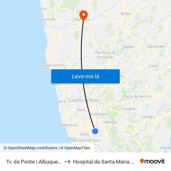 Tv. da Ponte | Albuquerque to Hospital de Santa Maria Maior map