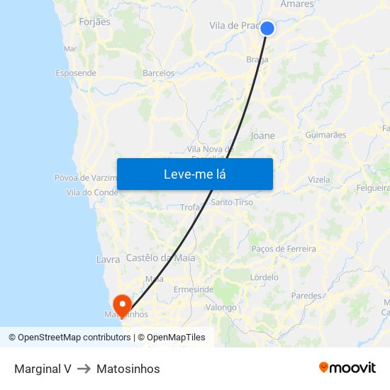 Marginal V to Matosinhos map