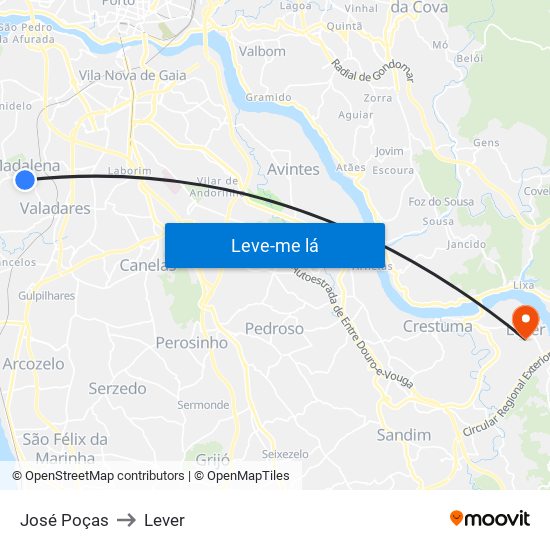 José Poças to Lever map