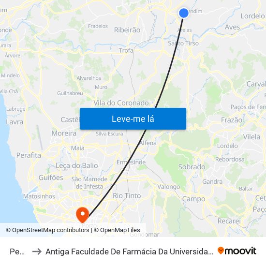 Penso to Antiga Faculdade De Farmácia Da Universidade Do Porto map