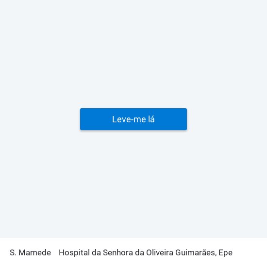S. Mamede to Hospital da Senhora da Oliveira Guimarães, Epe map
