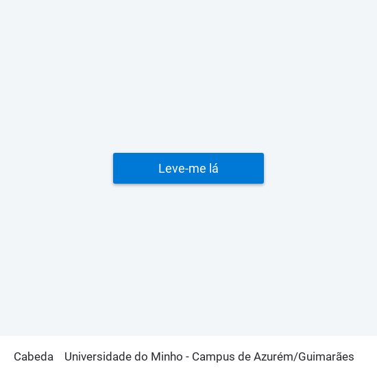 Cabeda to Universidade do Minho - Campus de Azurém / Guimarães map