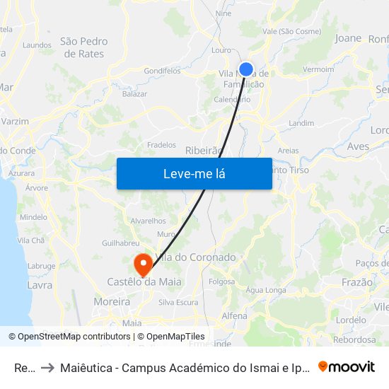 Real to Maiêutica - Campus Académico do Ismai e Ipmaia map