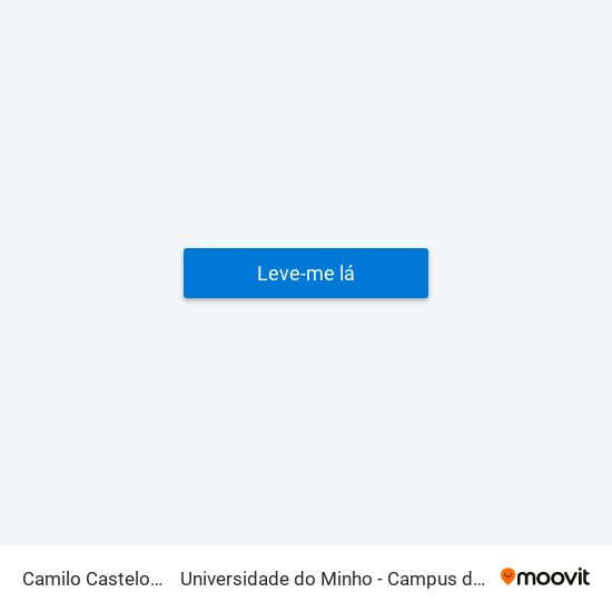 Camilo Castelo Branco to Universidade do Minho - Campus de Gualtar / Braga map