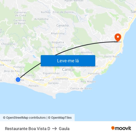 Restaurante Boa Vista  D to Gaula map