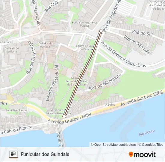FUNICULAR Line Map