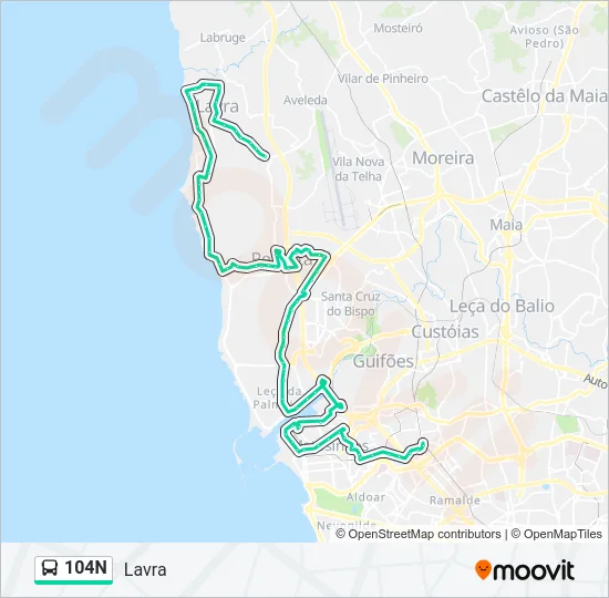 104N  Line Map