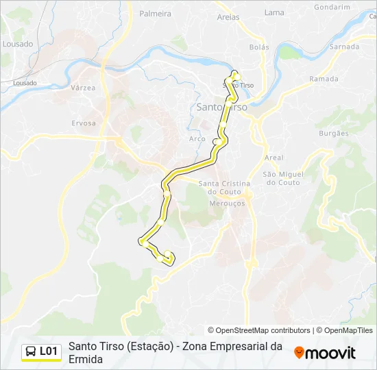 L01 Bus Line Map