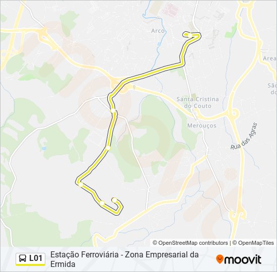 L01 bus Line Map