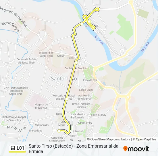 L01 Bus Line Map