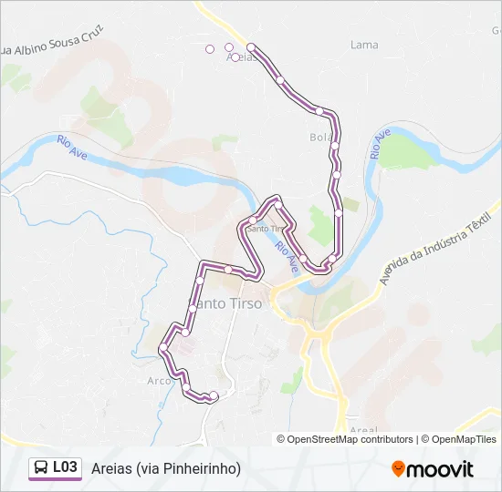 L03 Bus Line Map