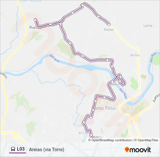 L03 Bus Line Map