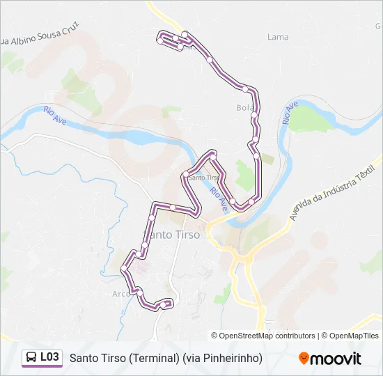 L03 Bus Line Map
