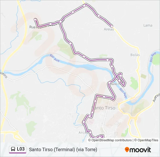 L03 Bus Line Map