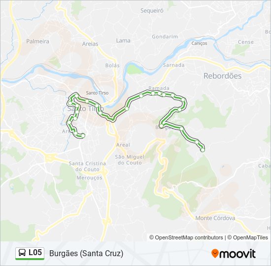 L05 bus Line Map