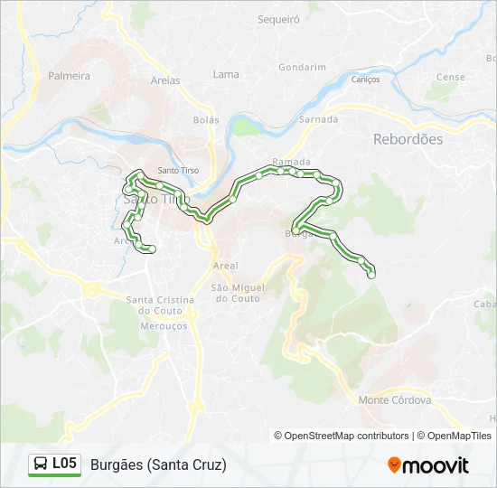 L05 Bus Line Map