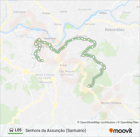 L05 Bus Line Map
