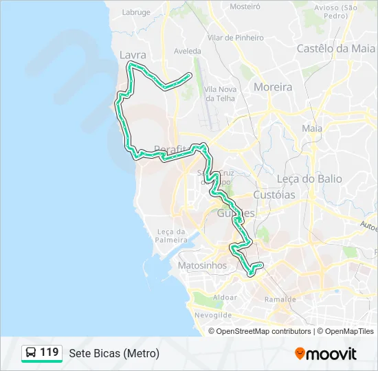 119  Line Map