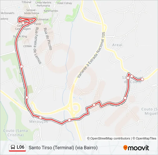 L06 Bus Line Map