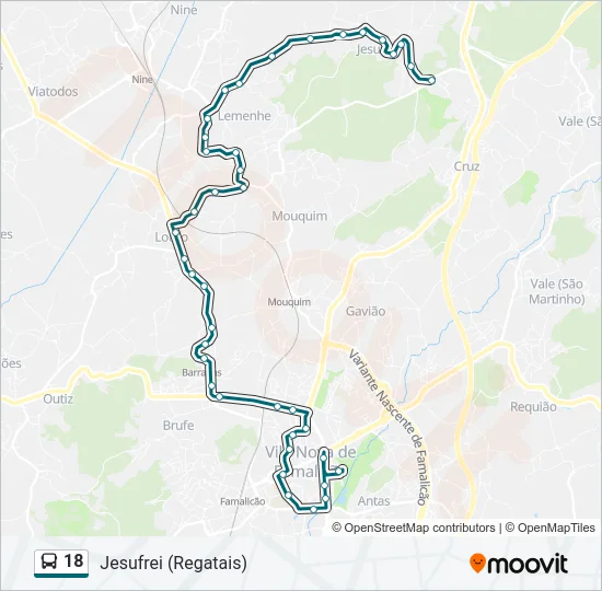 18  Line Map