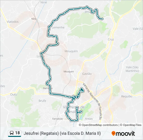 18  Line Map