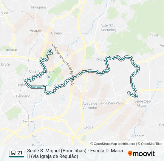 21  Line Map
