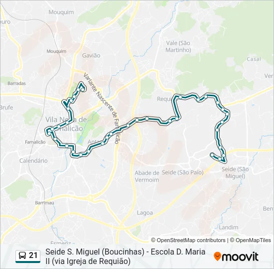 21  Line Map