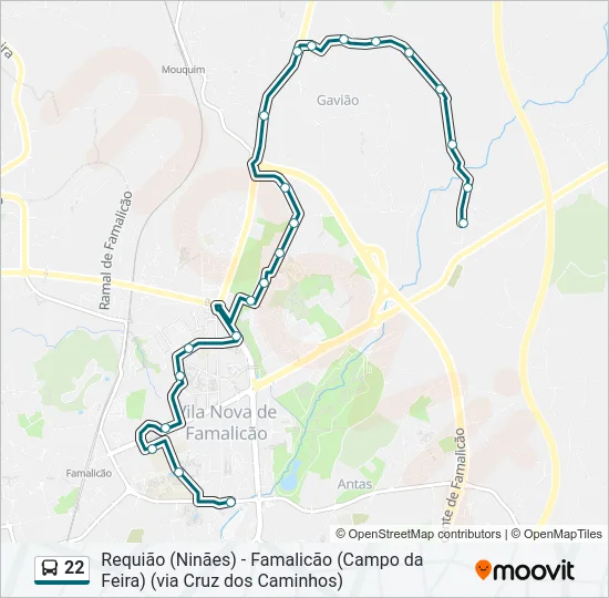 22  Line Map
