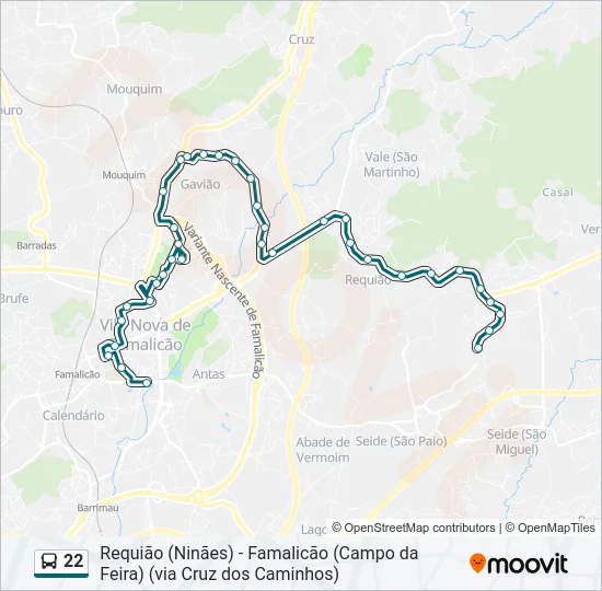 22  Line Map