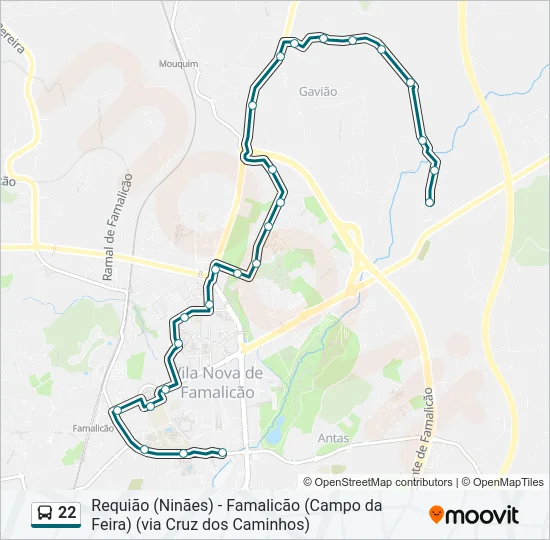 22  Line Map
