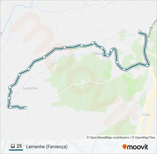 25  Line Map