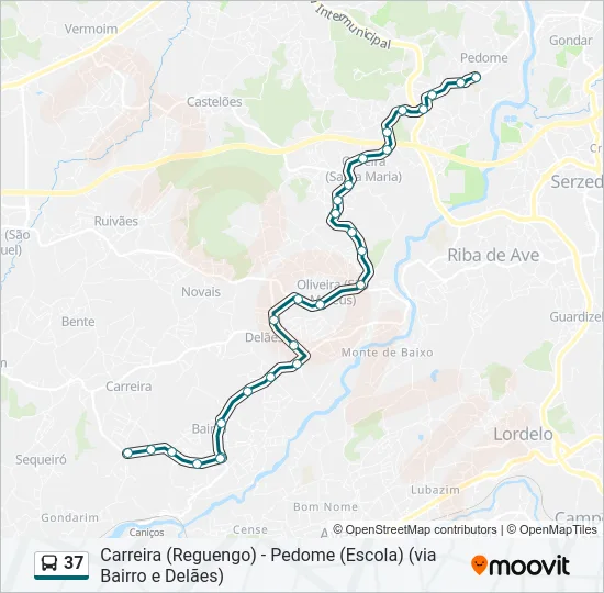 37  Line Map