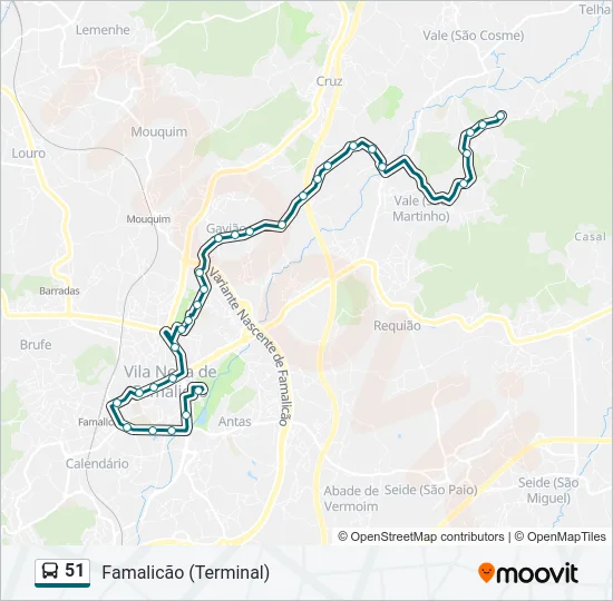 51  Line Map