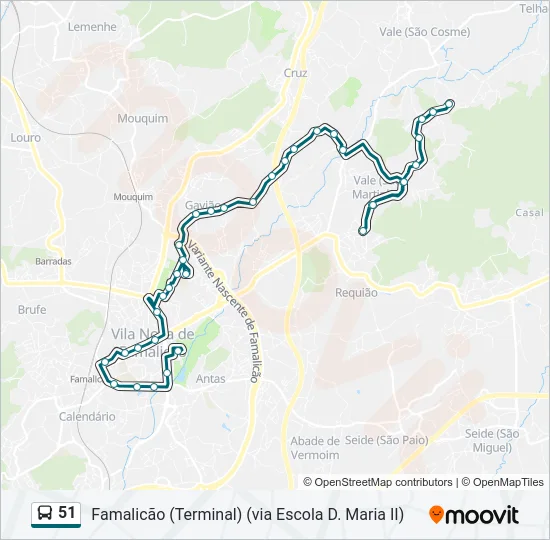 51  Line Map