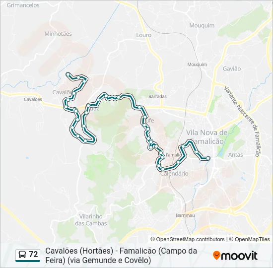 72  Line Map